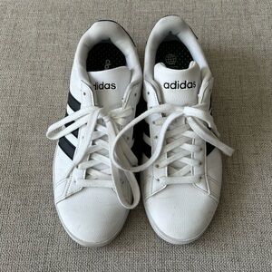Adidas Classic White and Black Sneakers